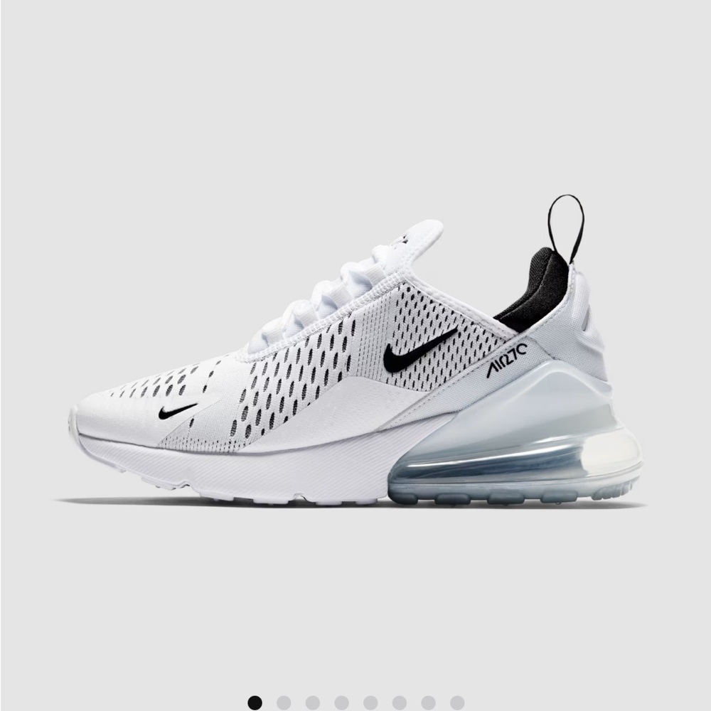 Nike Air Max 270 White and Black Sneakers